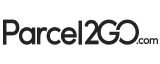 Parcel 2 Go logo in black