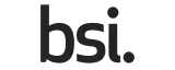 BSI. logo in black
