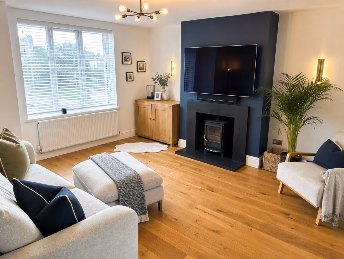 Completed renovation with a refreshed interior
