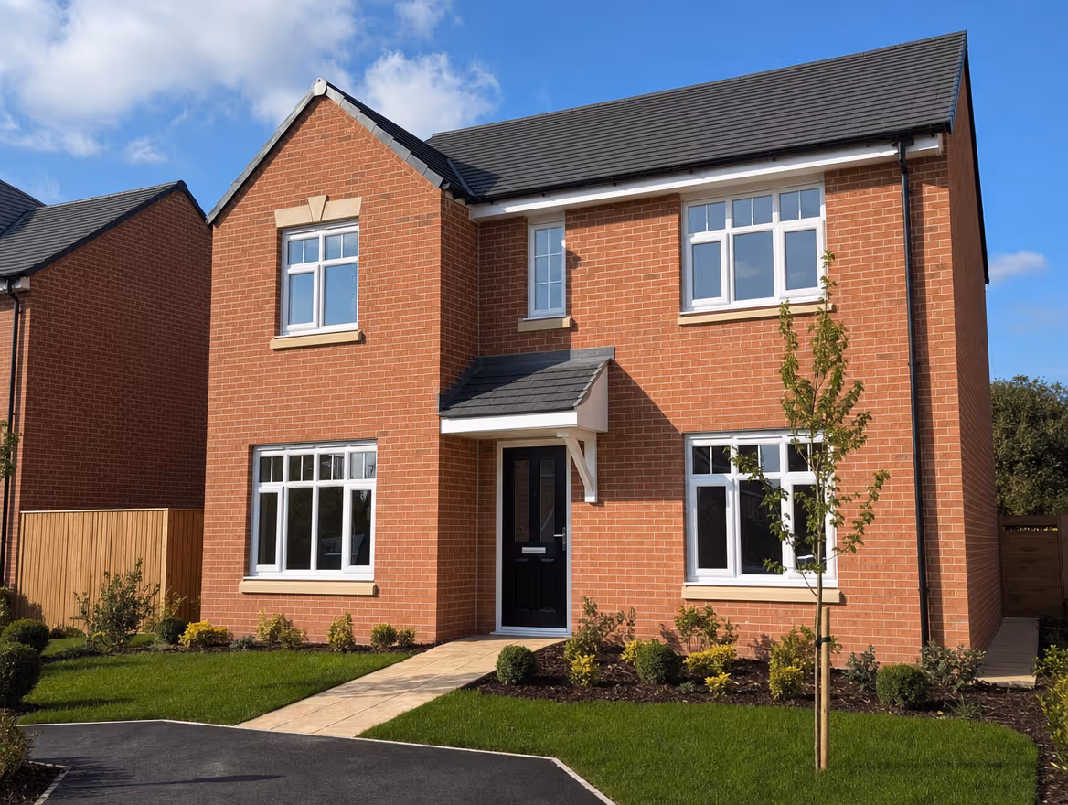 Completed new build home by Fowler Construction