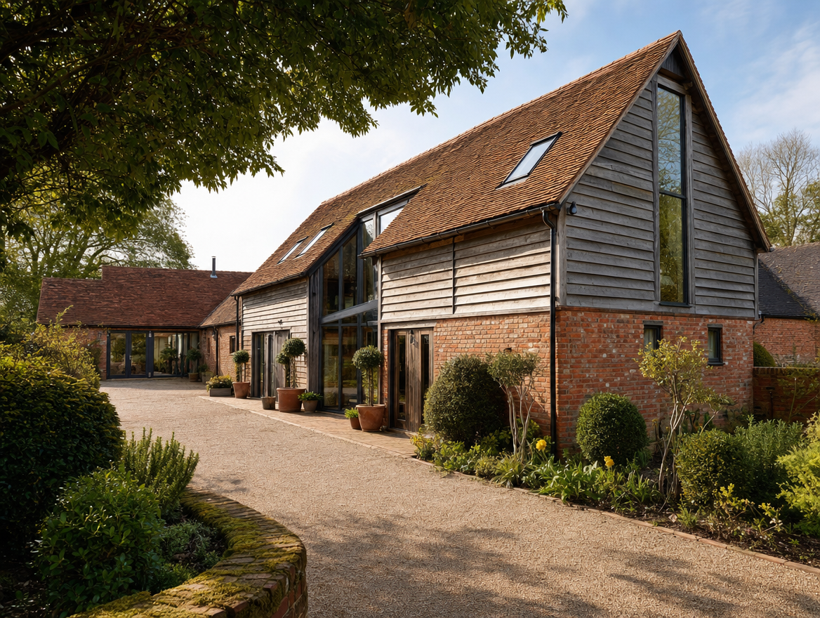Completed property conversion with a high quality interior finish