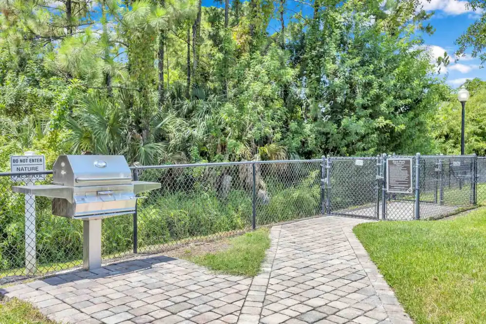 Outdoor pet area