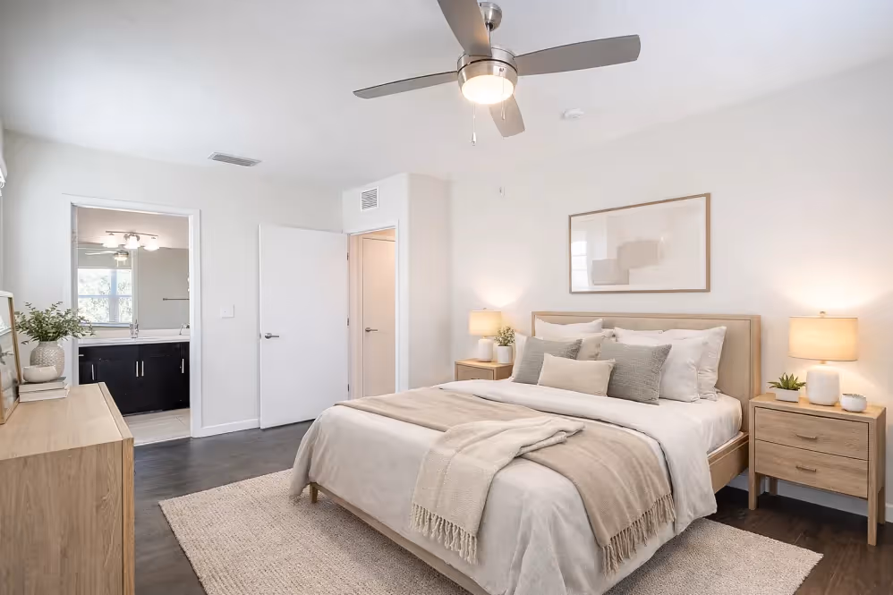 Bedroom with furniture