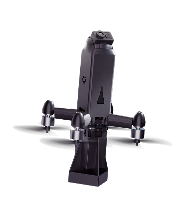 Kestrel 5-inch kinetic interceptor on its launch canister