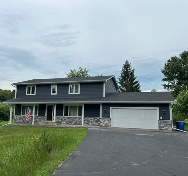 Home Exterior Siding Job