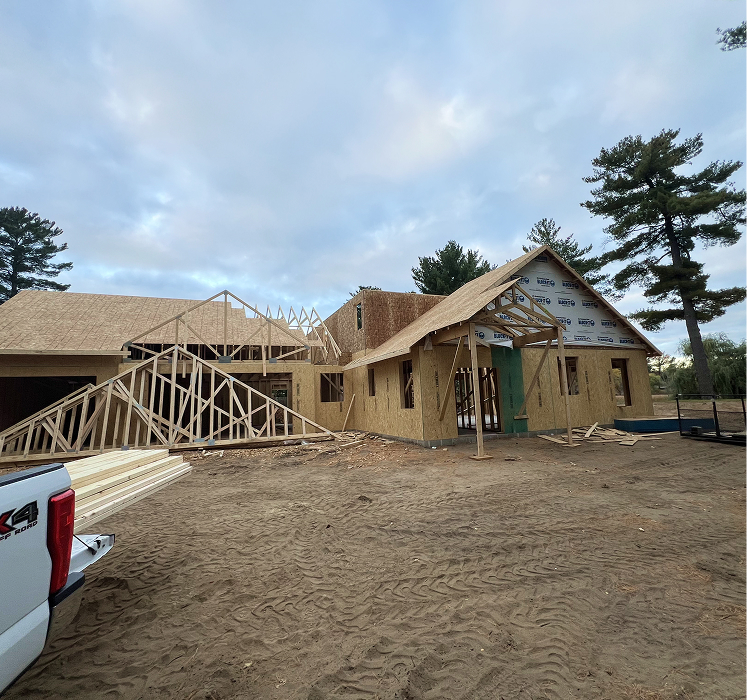 New Construction Garage Build
