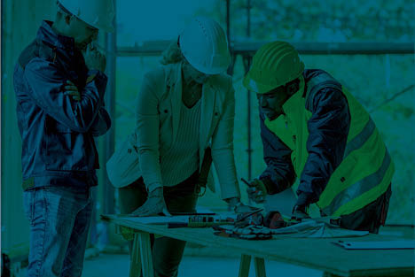 people working together