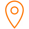 Orange location pin icon.