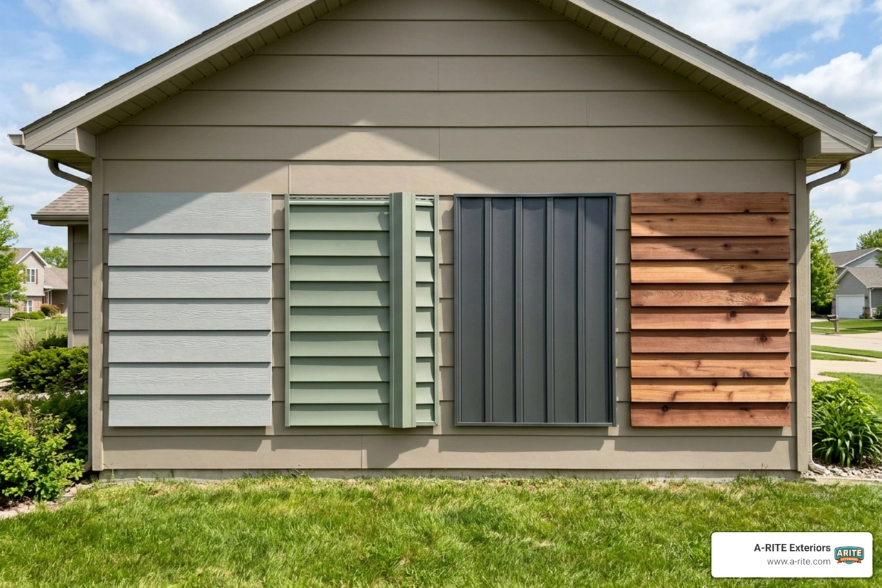 comparison of fiber cement vinyl steel and wood siding options comparison of fiber cement vinyl steel and wood siding options