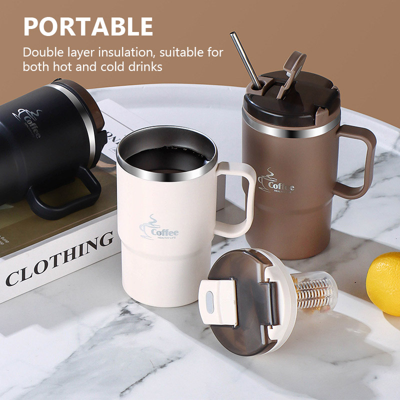 MUG THERMIQUE 550 ML - Acier inoxydable – accessoire Feuillages du Monde