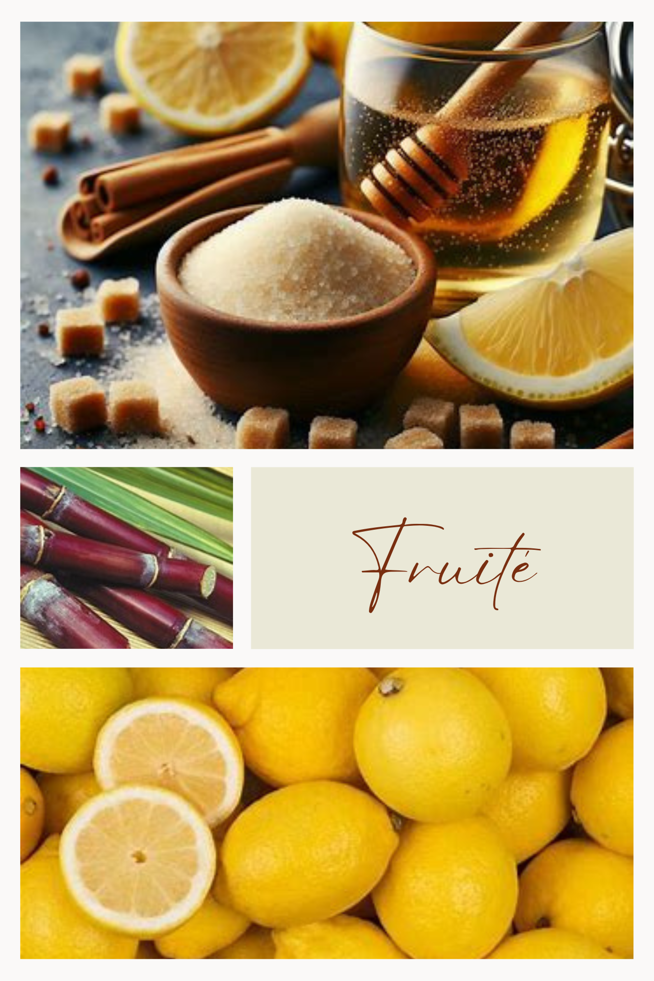 SUCRE FRUITÉ Citron jaune – sucre Feuillages du Monde