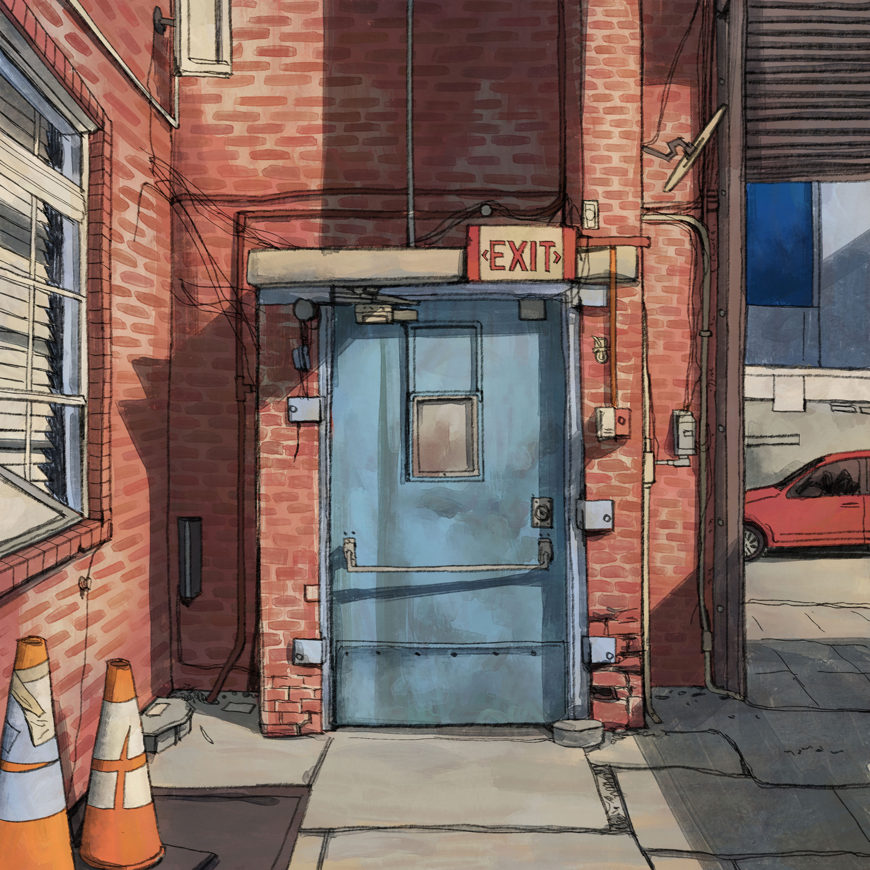Digital environmental/background artwork by Nicole Collado.
