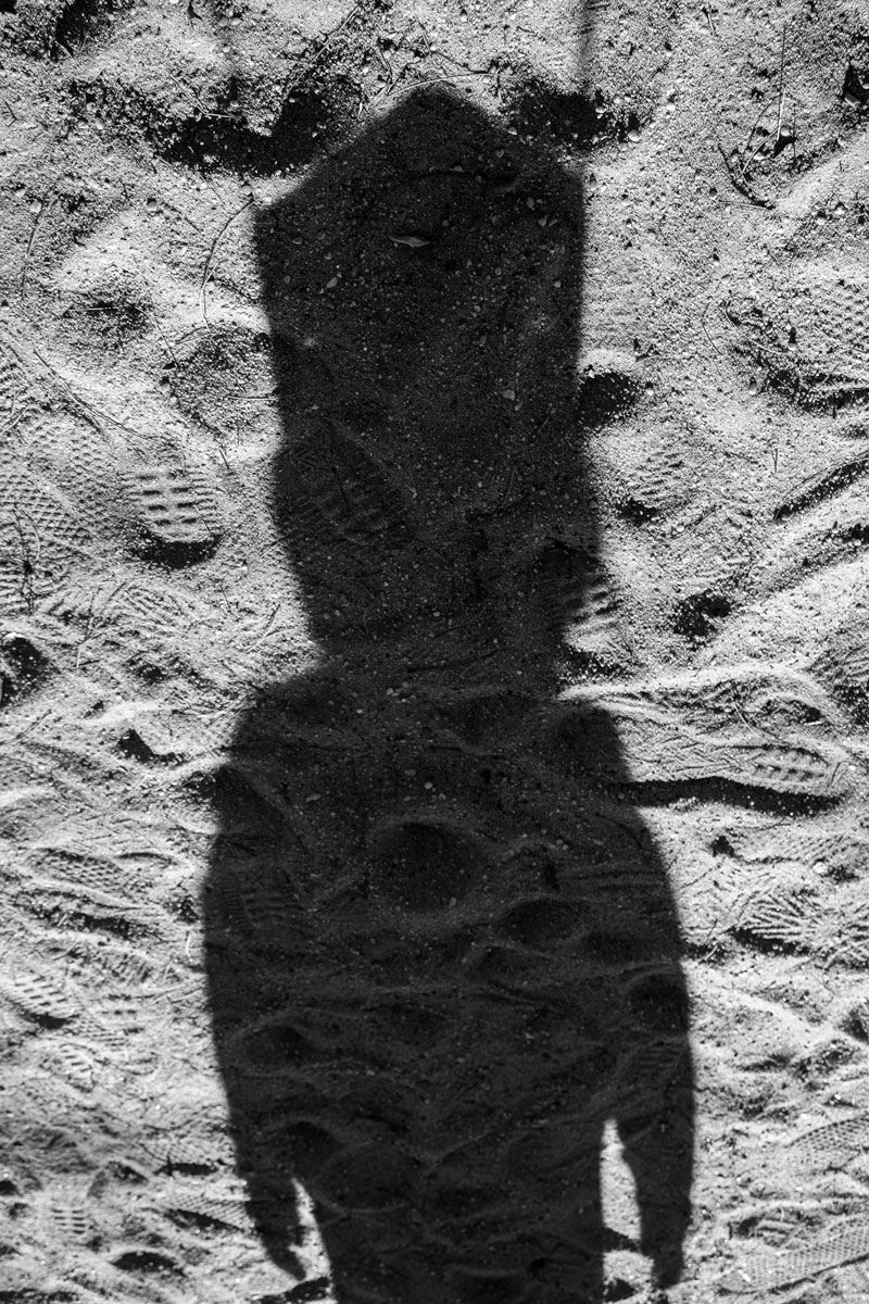 Image 5 from Nicole Collado's black and white photography series, done in a photography class