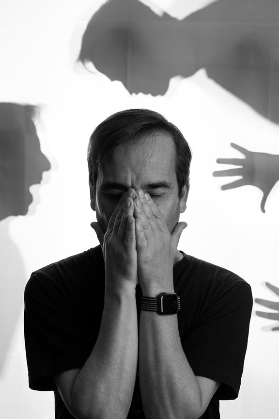Image 2 from Nicole Collado's black and white photography series, done in a photography class