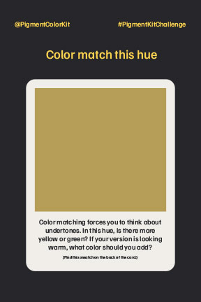 Pigment Card design 11.