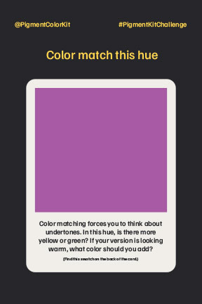 Pigment Card design 12.