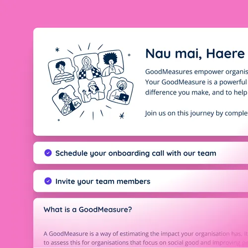 Screen grab from Impactlab's ImpactPortal, an impact measurement platform for the social sector