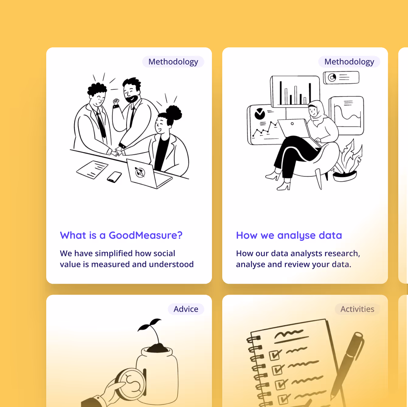 Screen grab from Impactlab's ImpactPortal, an impact measurement platform for the social sector