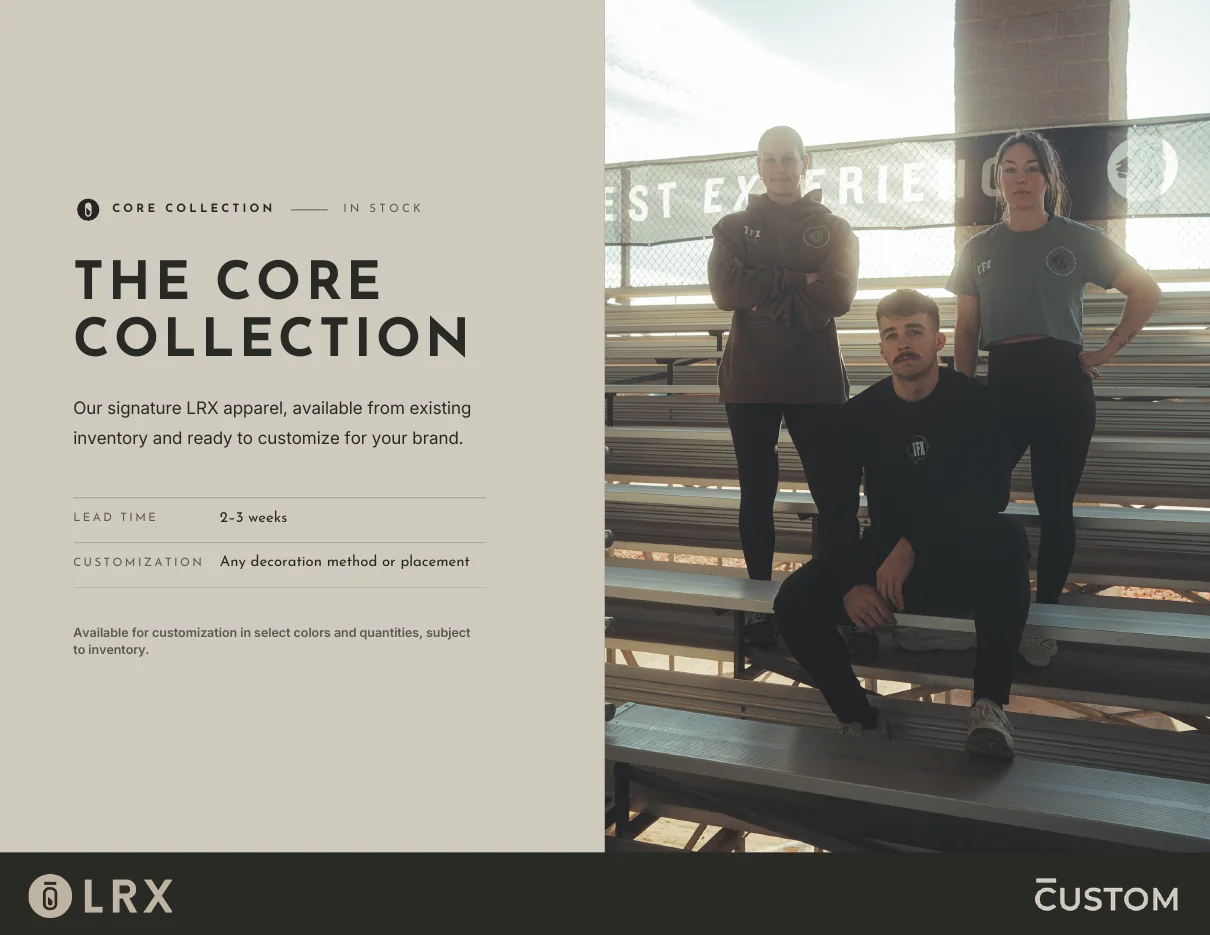 The Core Collection opening spread