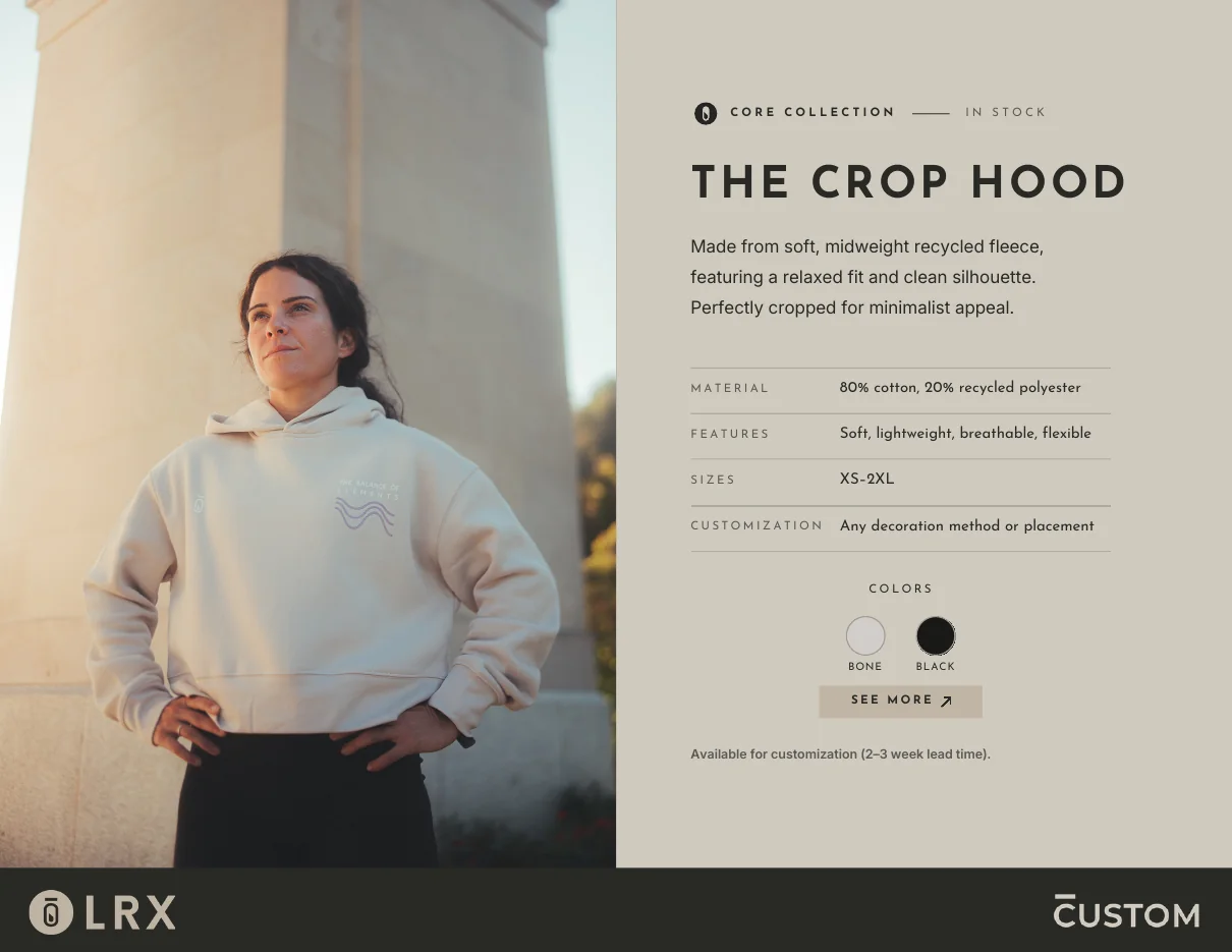 The Crop Hood product page