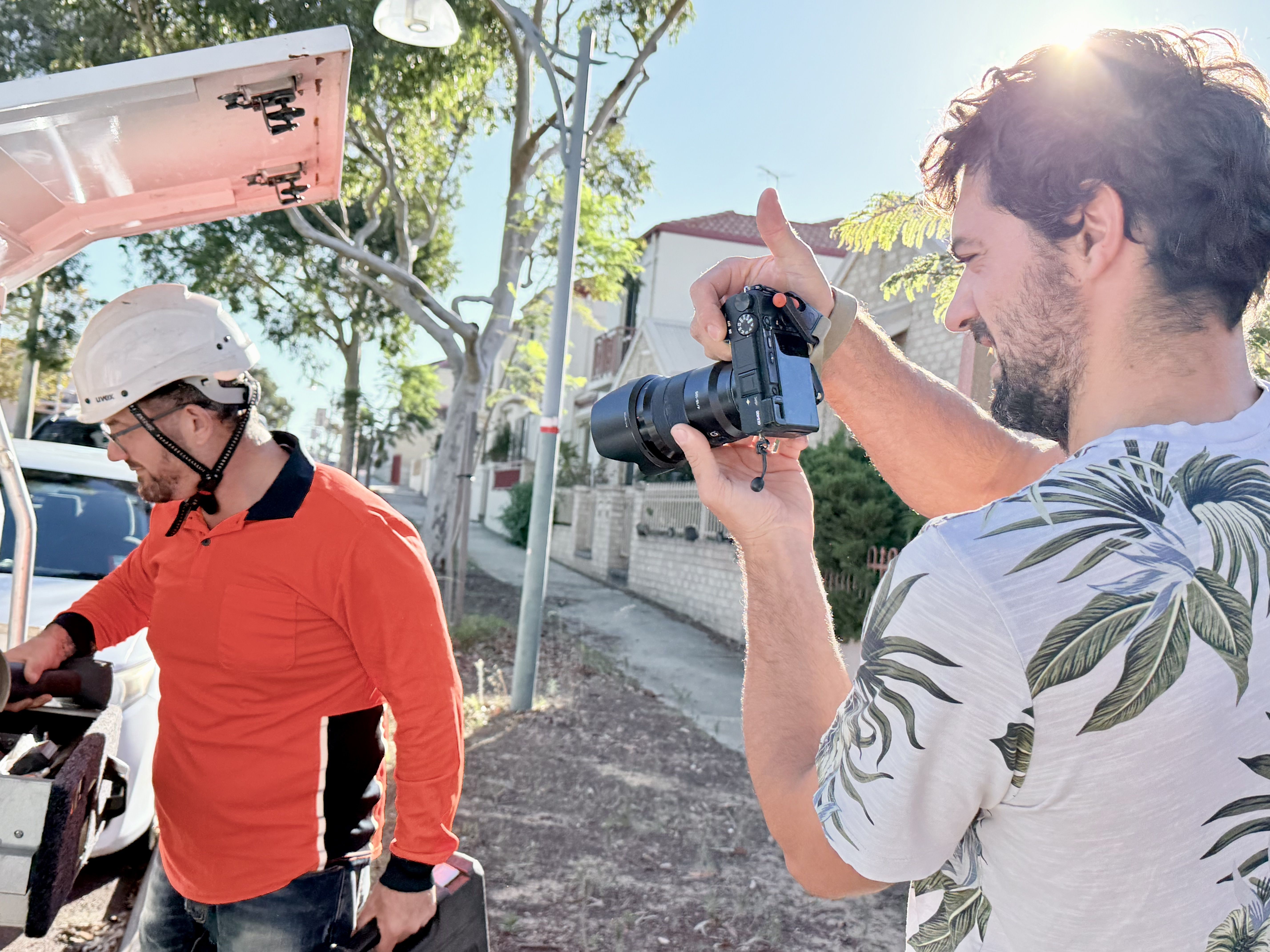 Behind the scenes content shoot — Alizon Systems Perth
