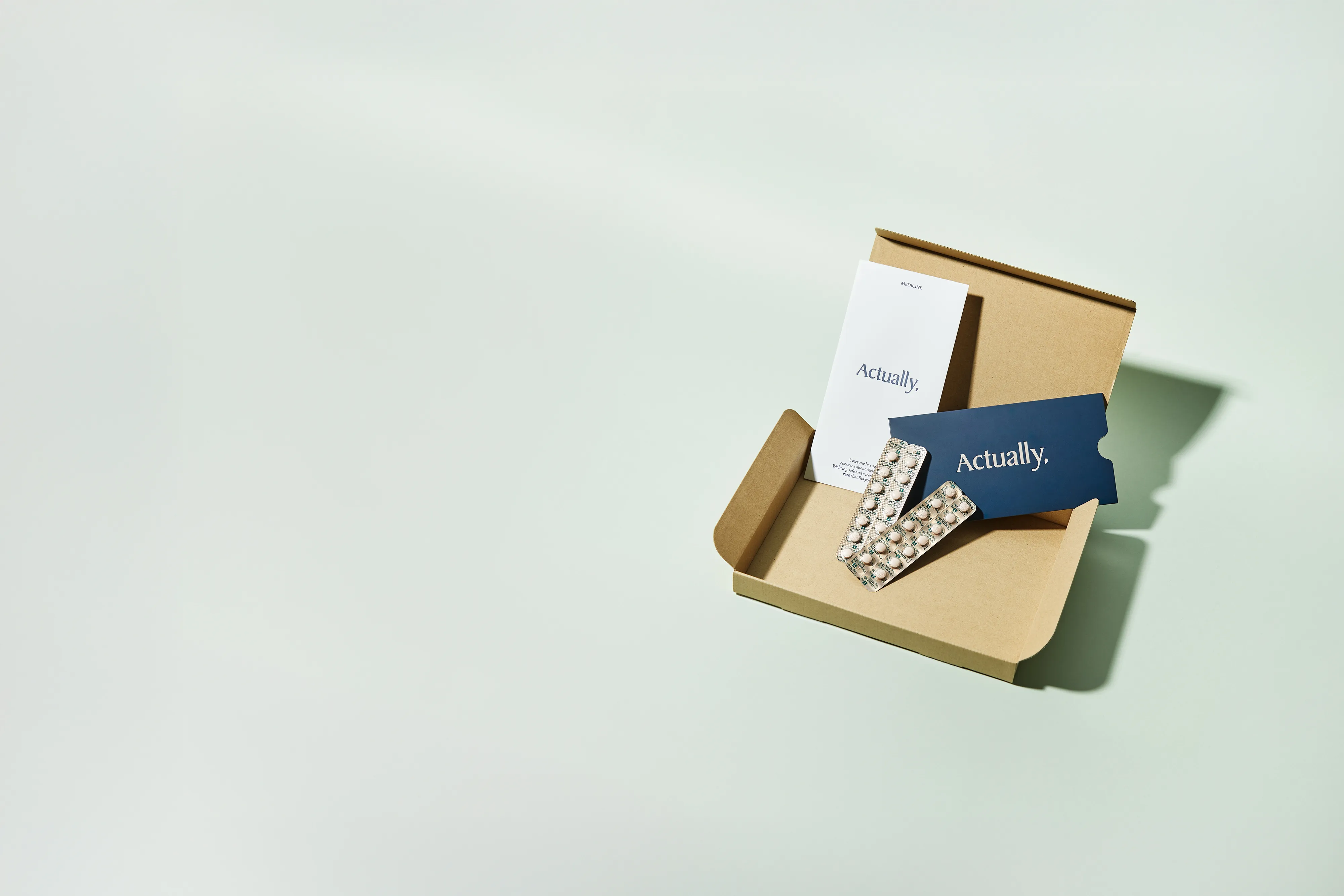 Actually,の医薬品と梱包物