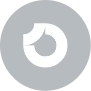 Circular logo with a stylized white arrow pointing counterclockwise on a dark blue background.