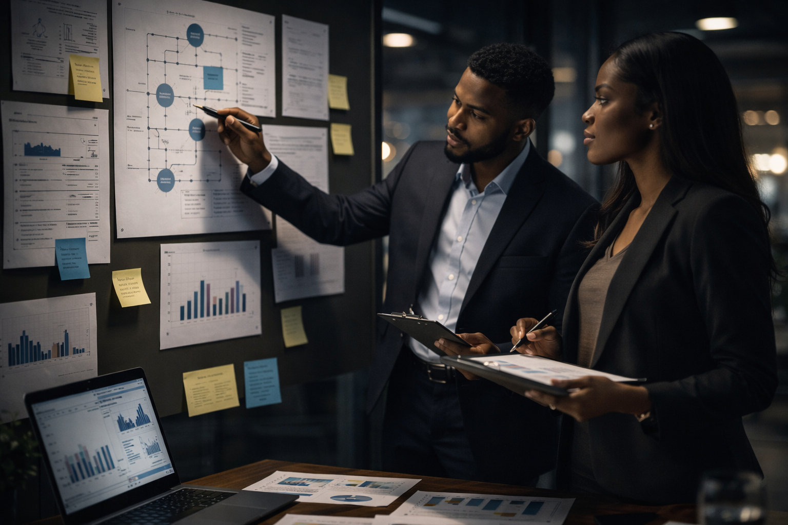 image of an office collaboration scene (for a mobility and transportation)
