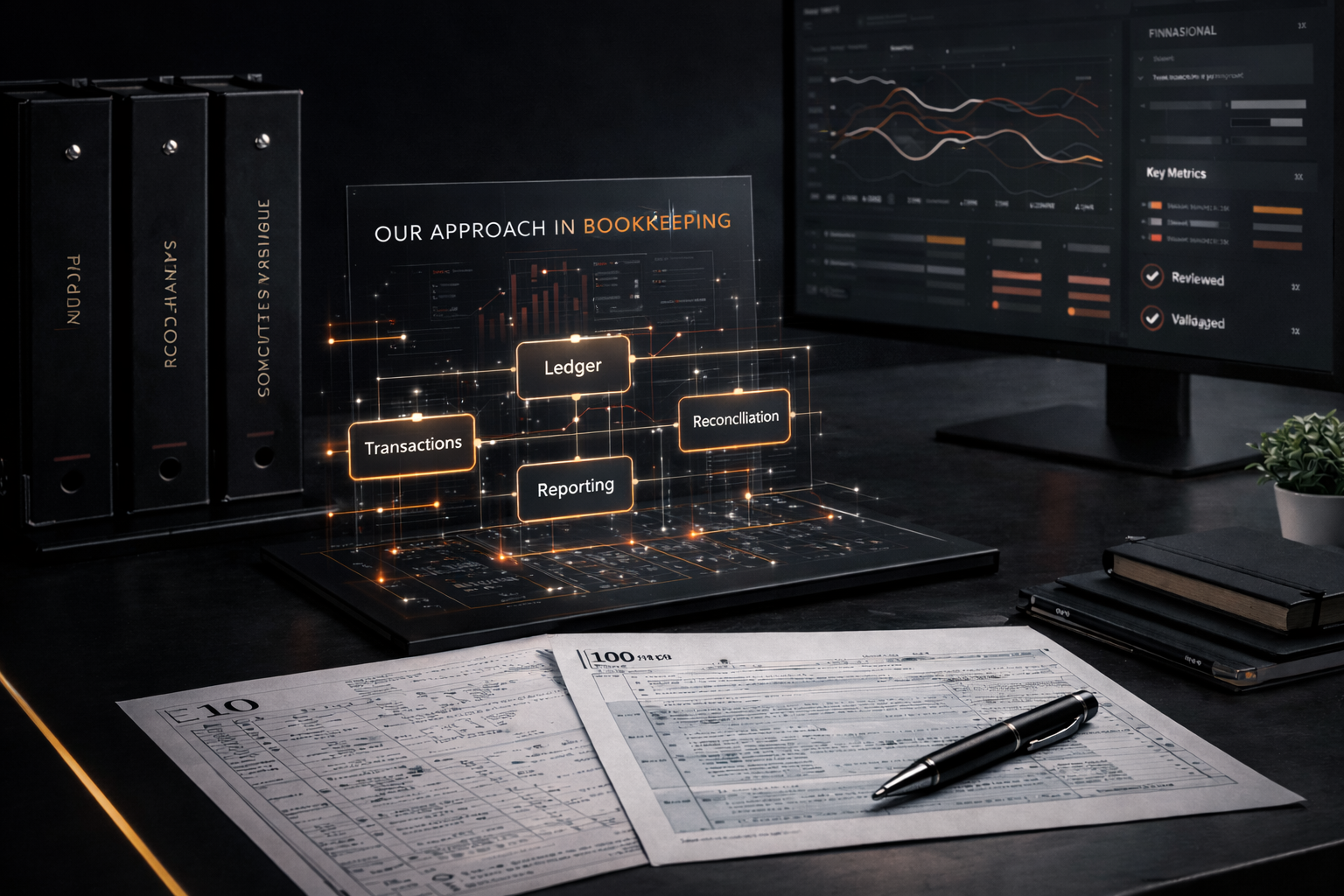 image of people working in an office (for a real estate tech)
