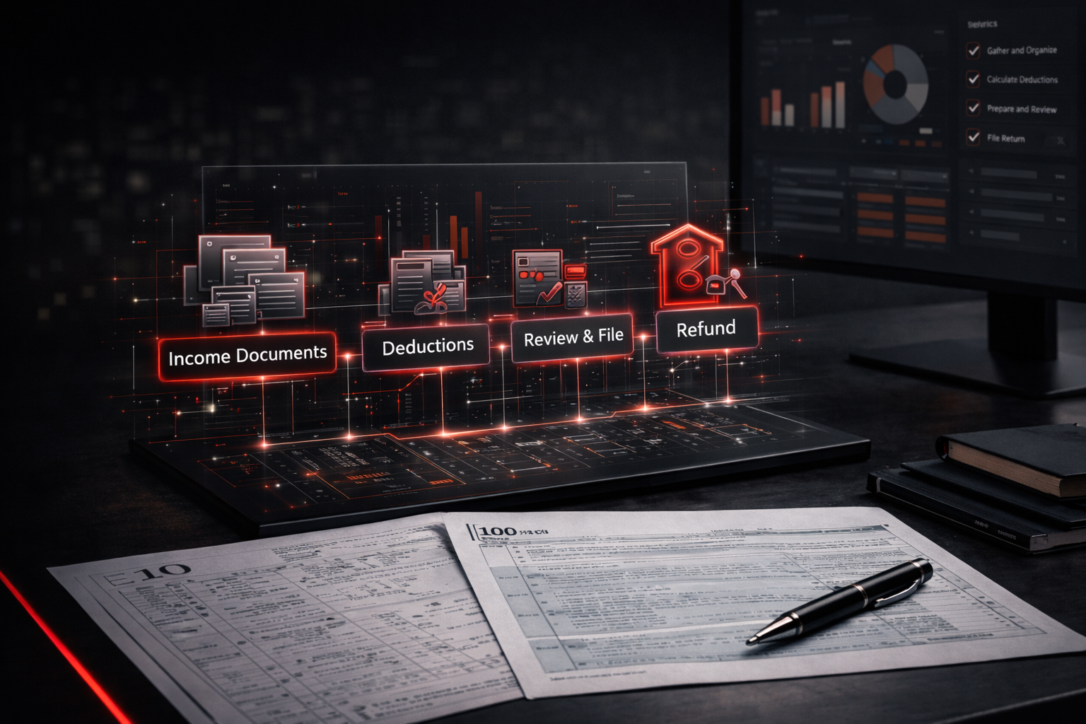 image of people working in an office (for a real estate tech)