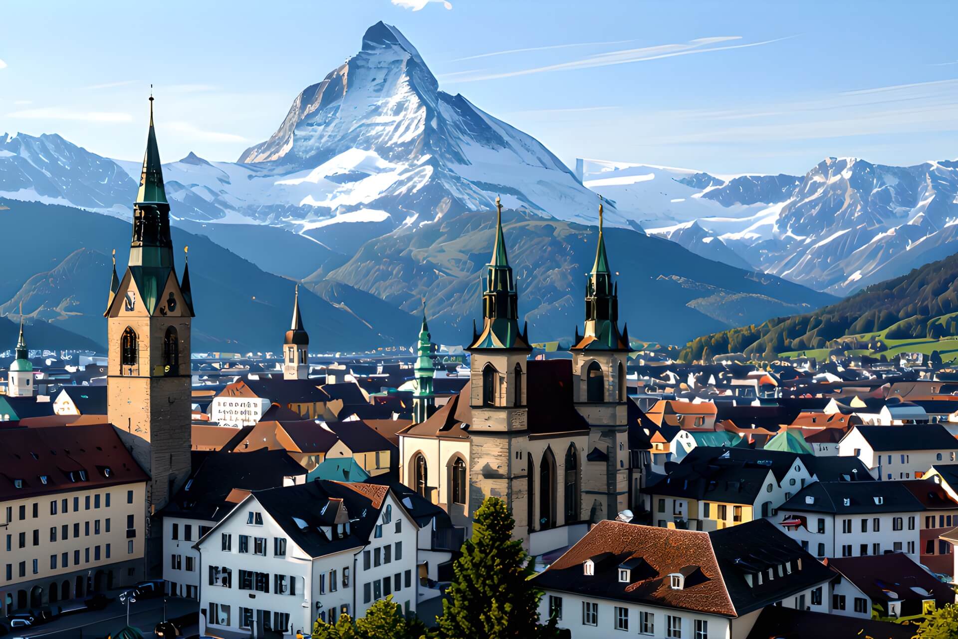 Germany, Austria and Switzerland