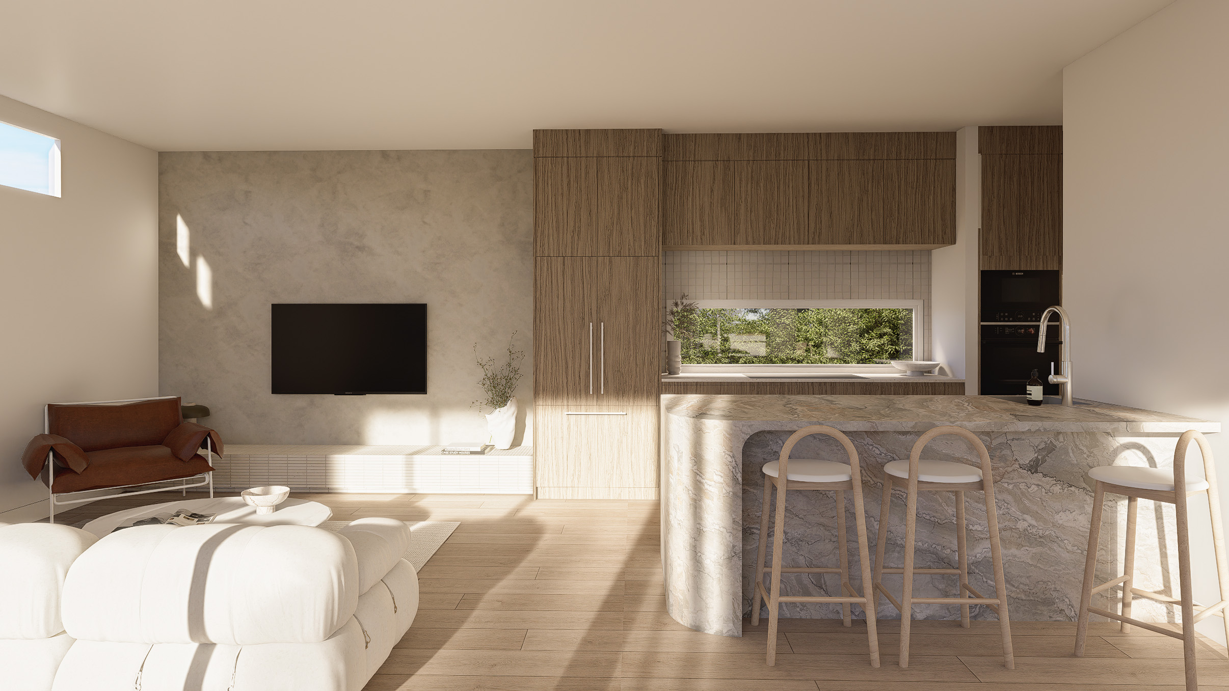 Positioned within one of the Gold Coast's most desirable coastal enclaves, these two contemporary villas were designed with the end buyer in mind. Our approach centred around creating broad market appeal within a discerning, affluent demographic — balancing timeless finishes, elevated detailing and a refined coastal aesthetic that reflecting the expectations of the local market.