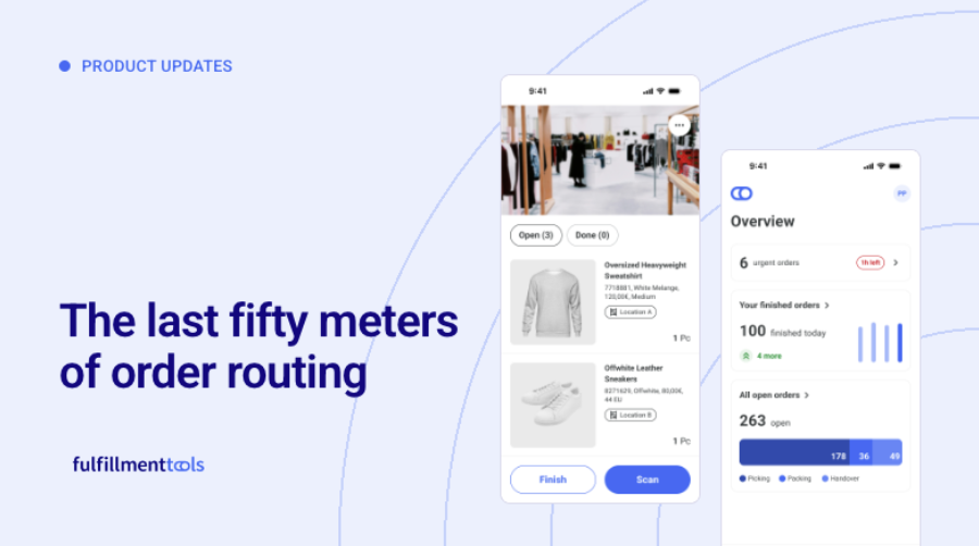 Store Operations: The last fifty meters of order routing