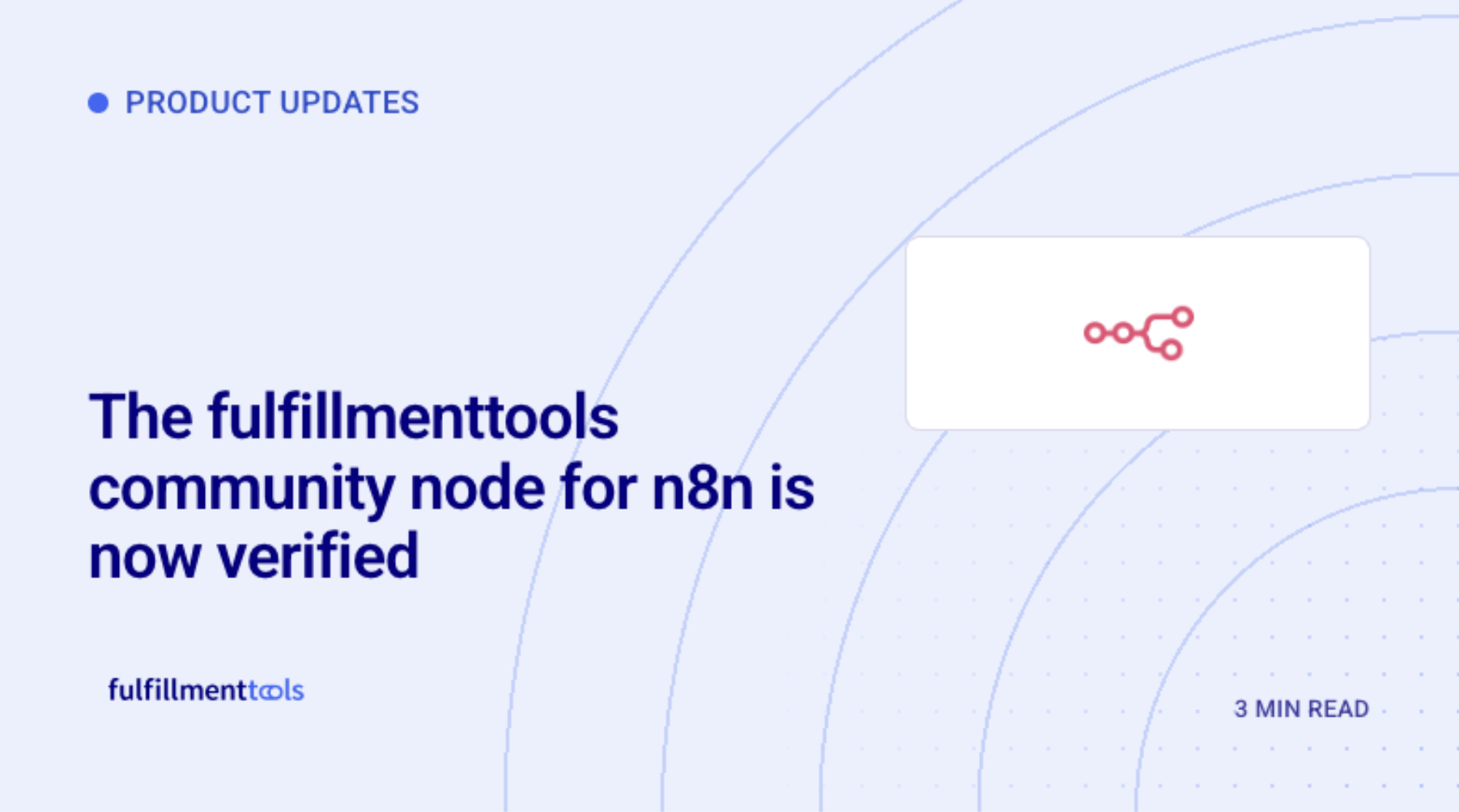 The fulfillmenttools community node for n8n is now verified