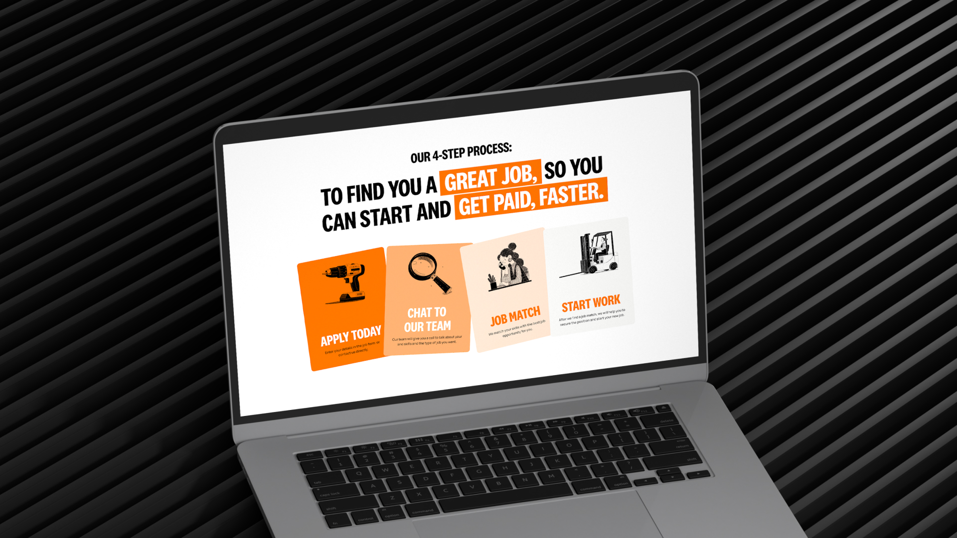 HireStaff brand design