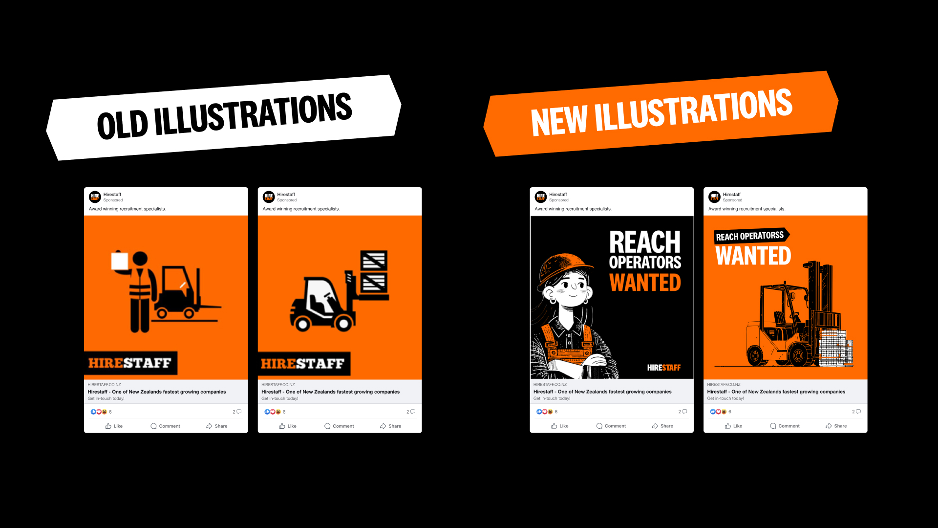 HireStaff website design