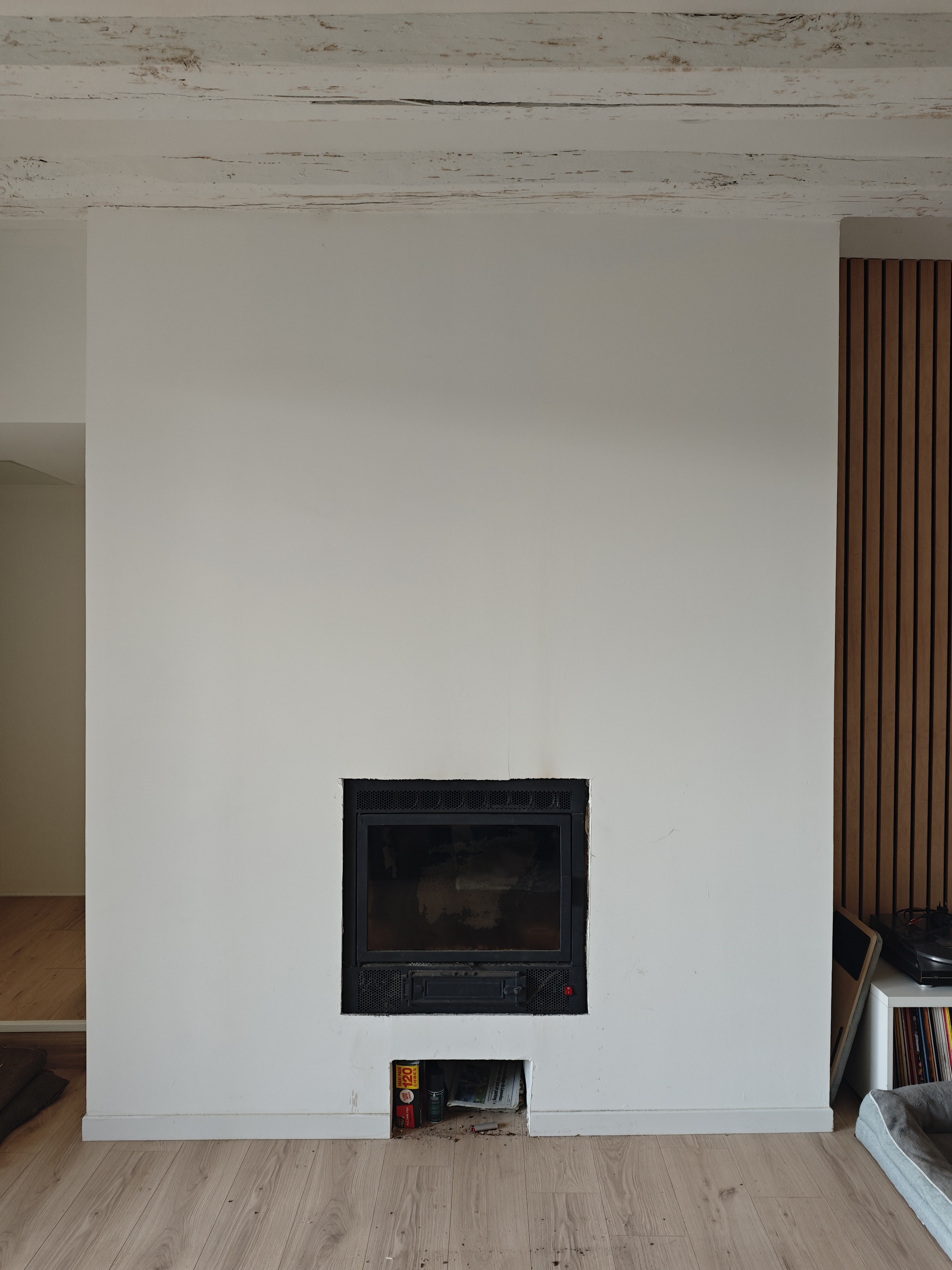 Une cheminée,  le cœur d'une maison