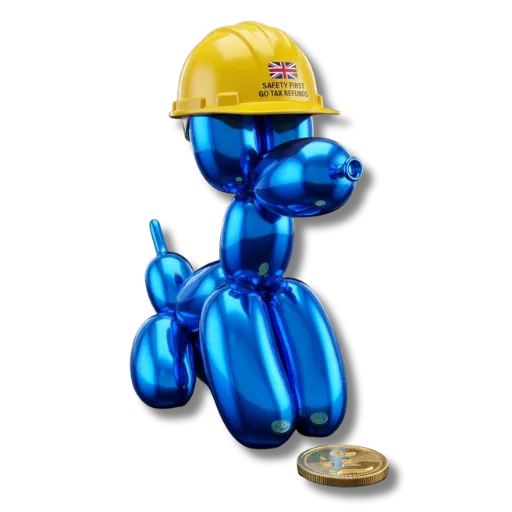 A CIS blue balloon dog