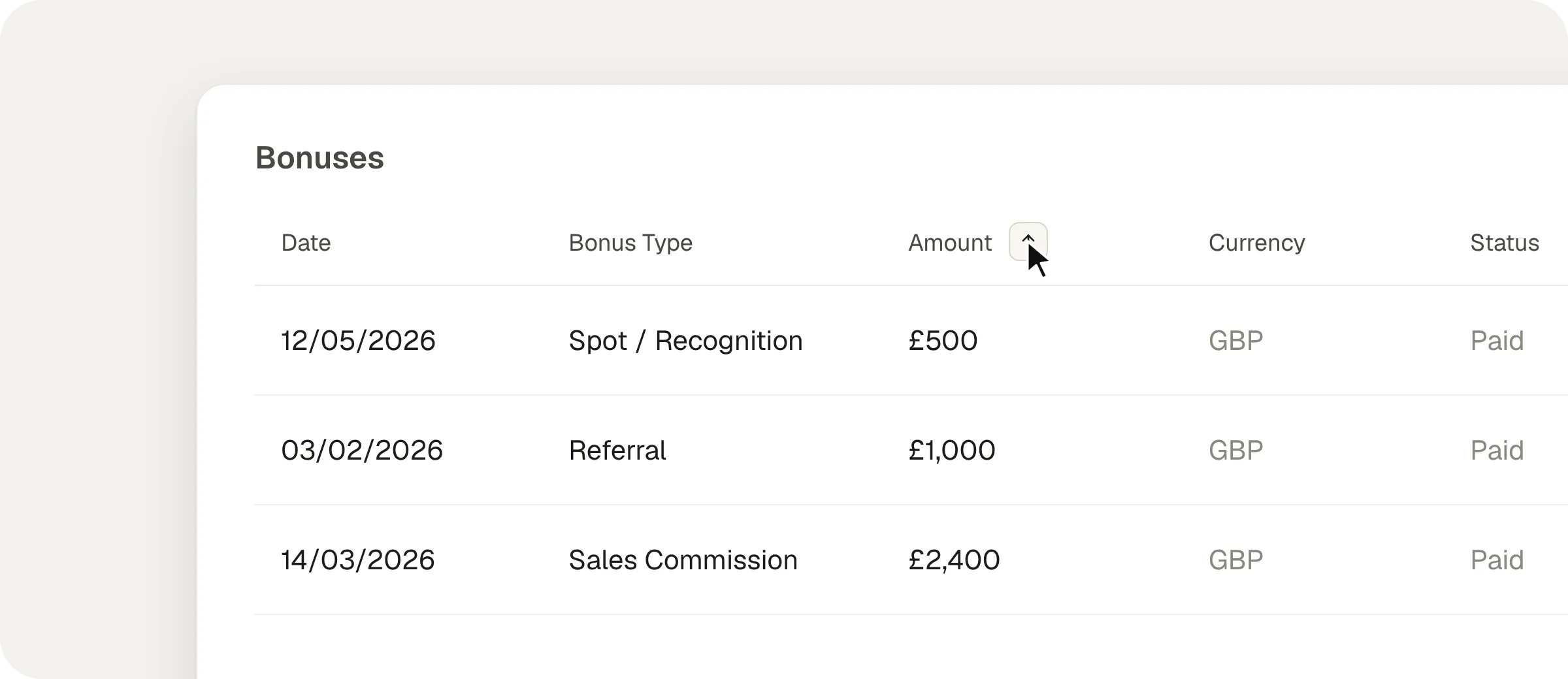 Sortable profile tables and clearer errors