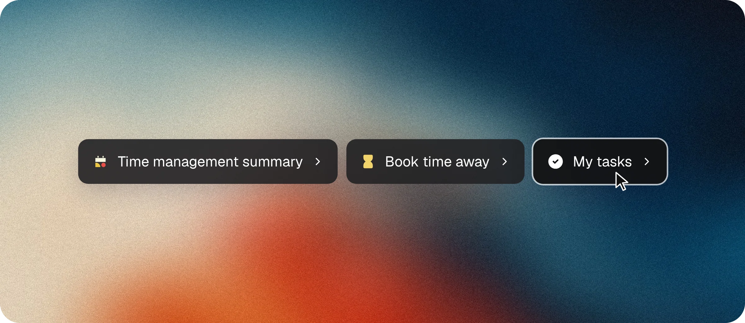 My tasks, one click from Home