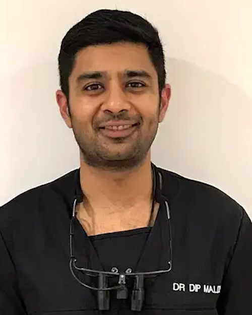 Dip Malde, 
SPECIAL INTEREST IN PERIODONTICS, IMPLANTS