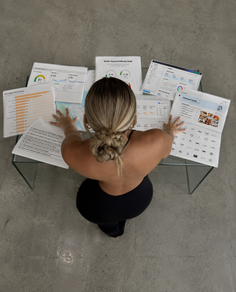 Keyword and competitor research by Studio Skylar