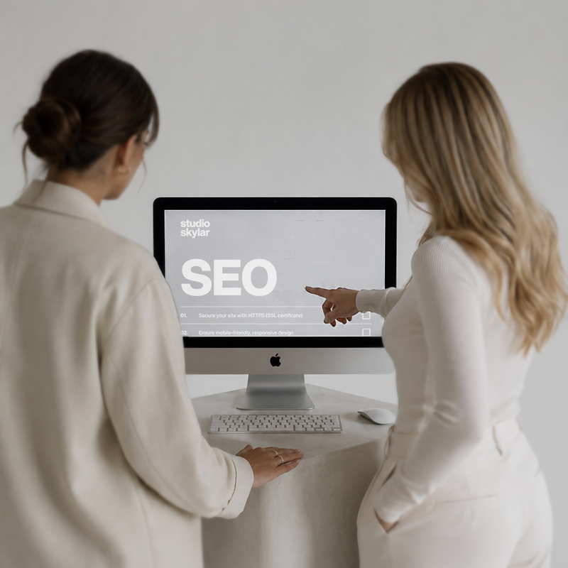 SEO and premium website design by Studio Skylar