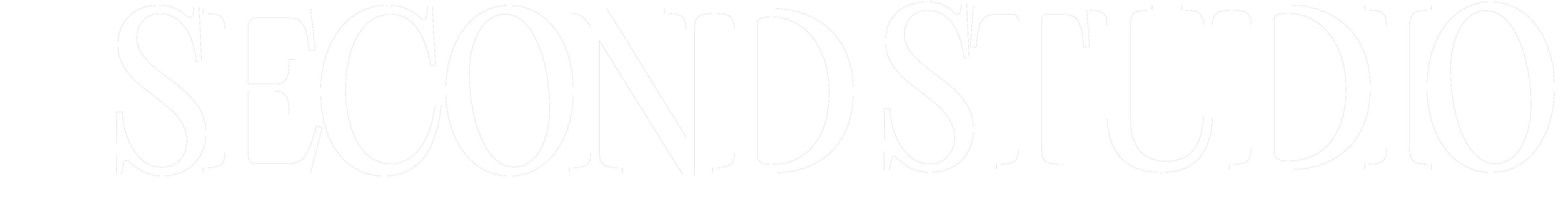 The Second Studio by Hustle Skillsfuture Singapore Provider text logo in white color.