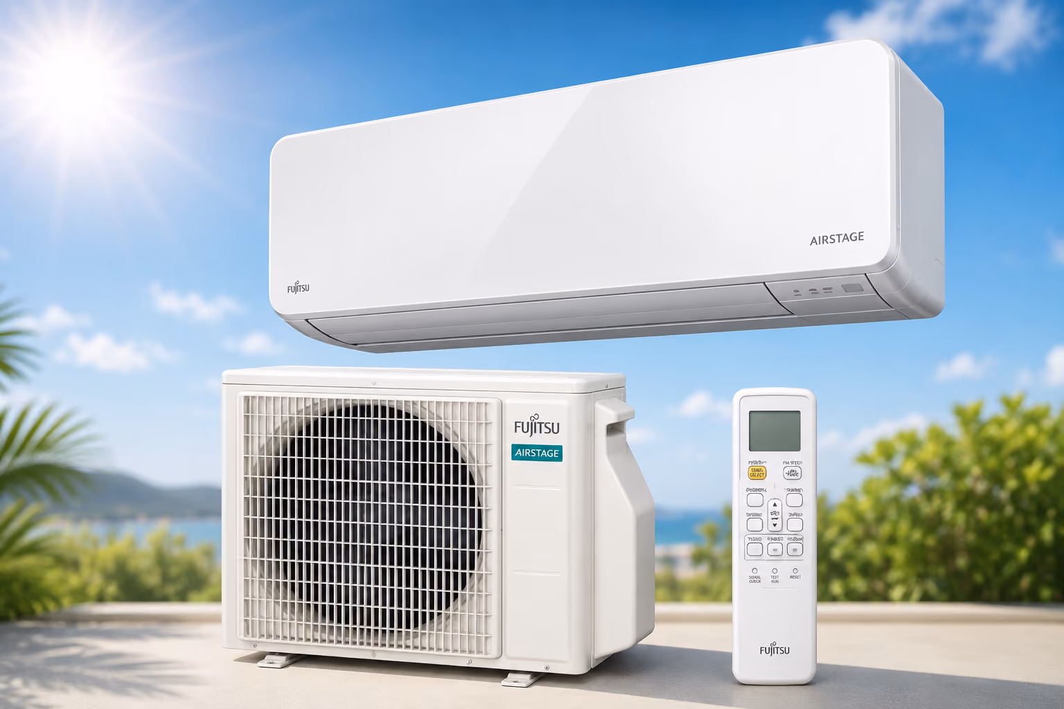 Wall-mounted Braemar reverse cycle air conditioner unit displayed on a white background.