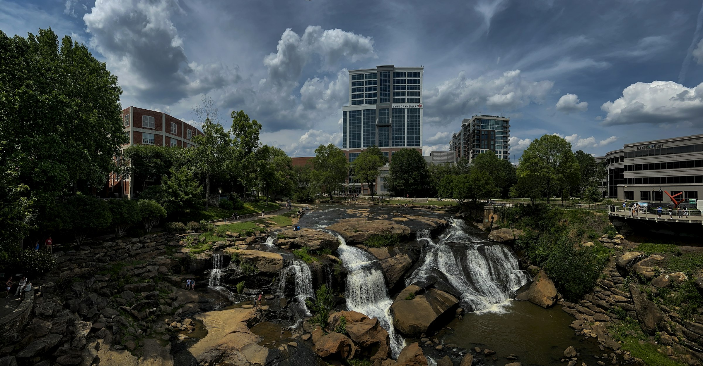 Falls Park on the Reedy in downtown Greenville, South Carolina