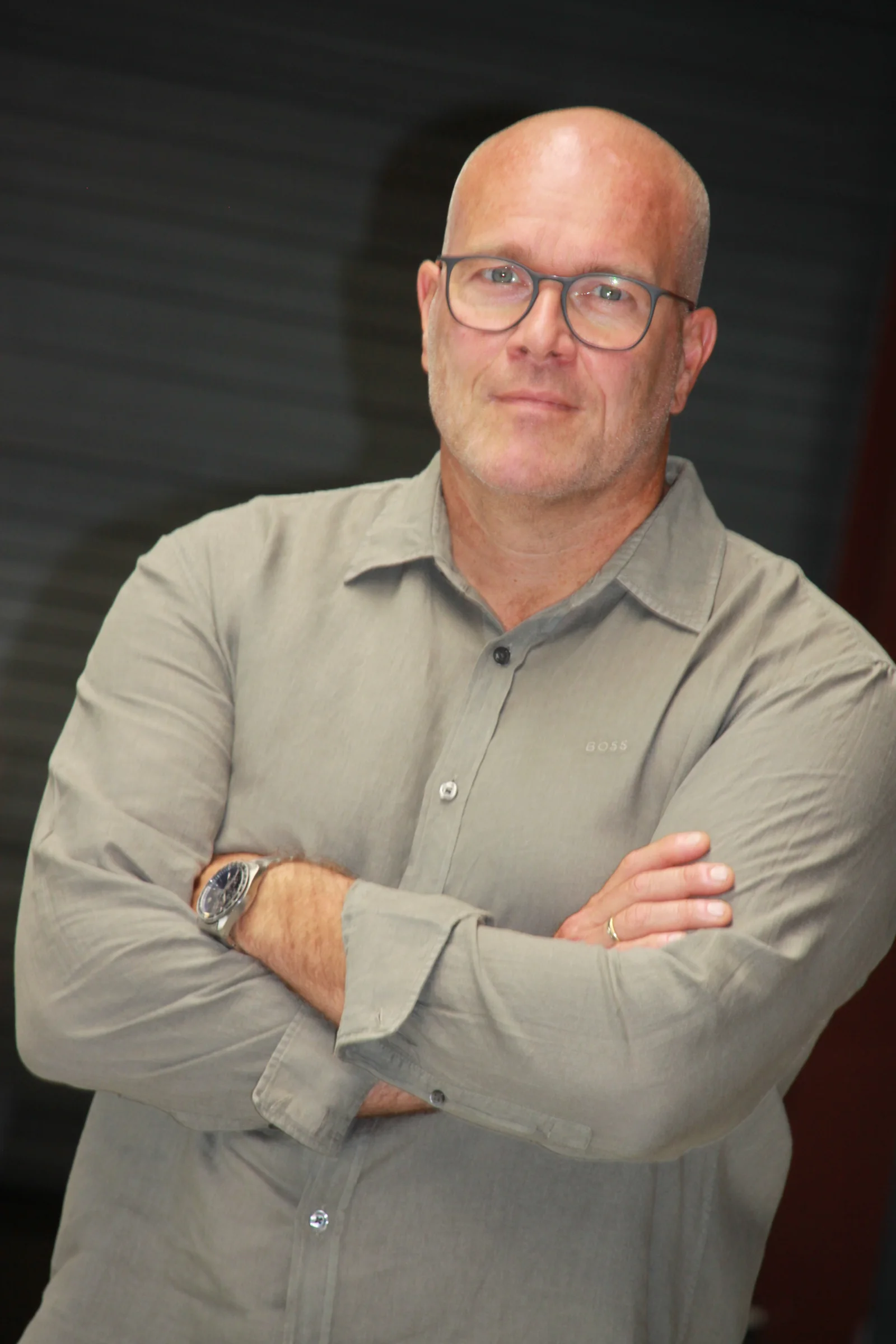 Portret van Dick van Linschoten, directeur, salesmanager bij IFS Building Systems.
