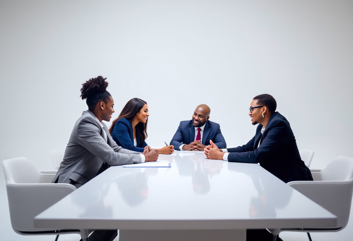 image of job interview (for a trucking company)