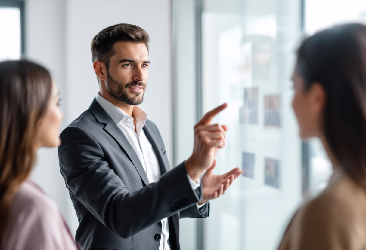 image of consulting session in progress (for a hr tech)