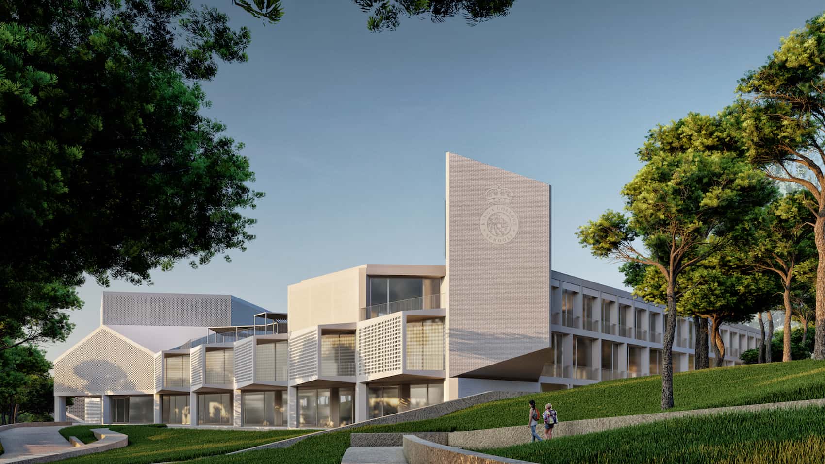 Exterior of the King's College School Cascais new campus